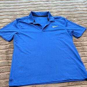 Nike DRI-FIT Royal Blue polo Shirt